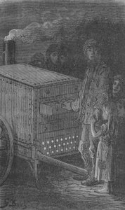 The Baked Potato Seller by Gustave after Dore